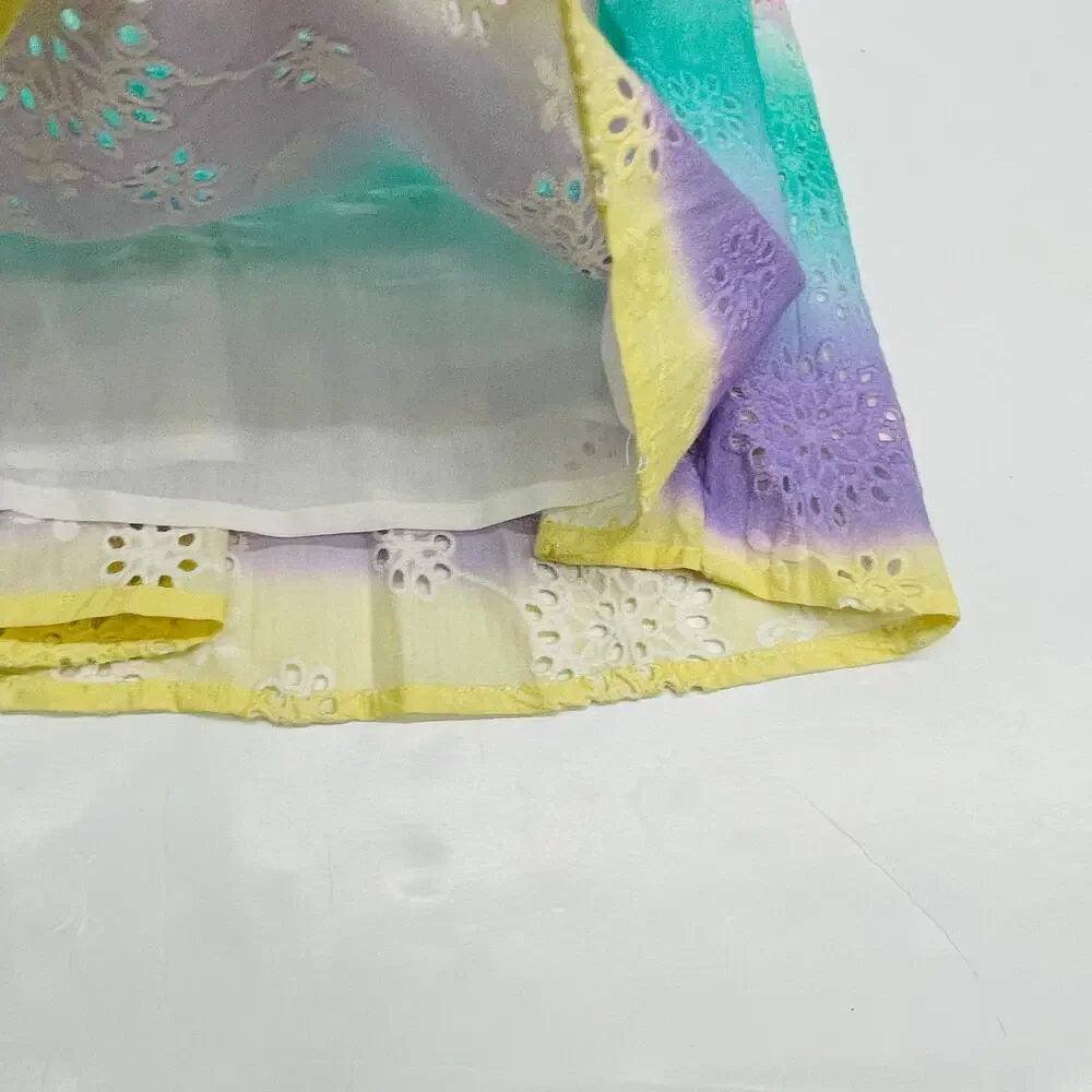 NWT Alto Modas 6Y Rainbow Dress